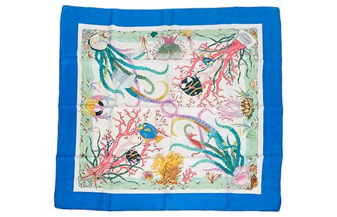 gucci sea life scarf